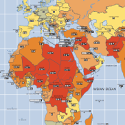 New Map Shows Worldwide Risks Terrorism and Political Violence