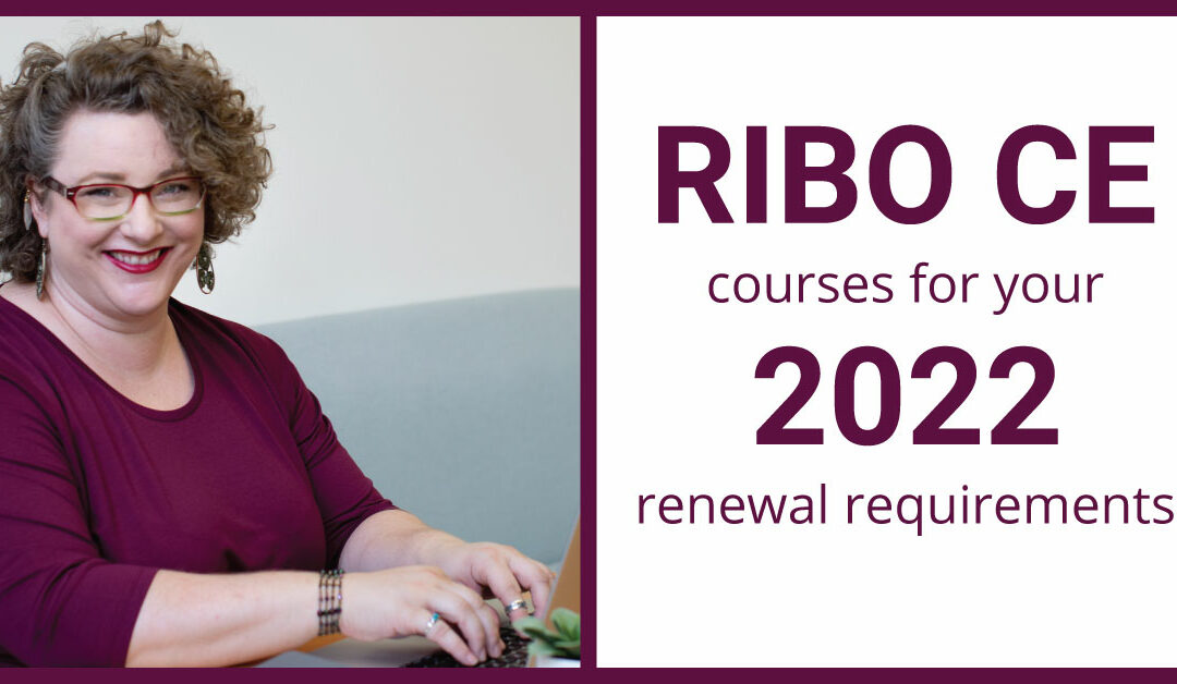 Online Courses for RIBO CE