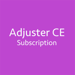 Adjuster CE Subscription