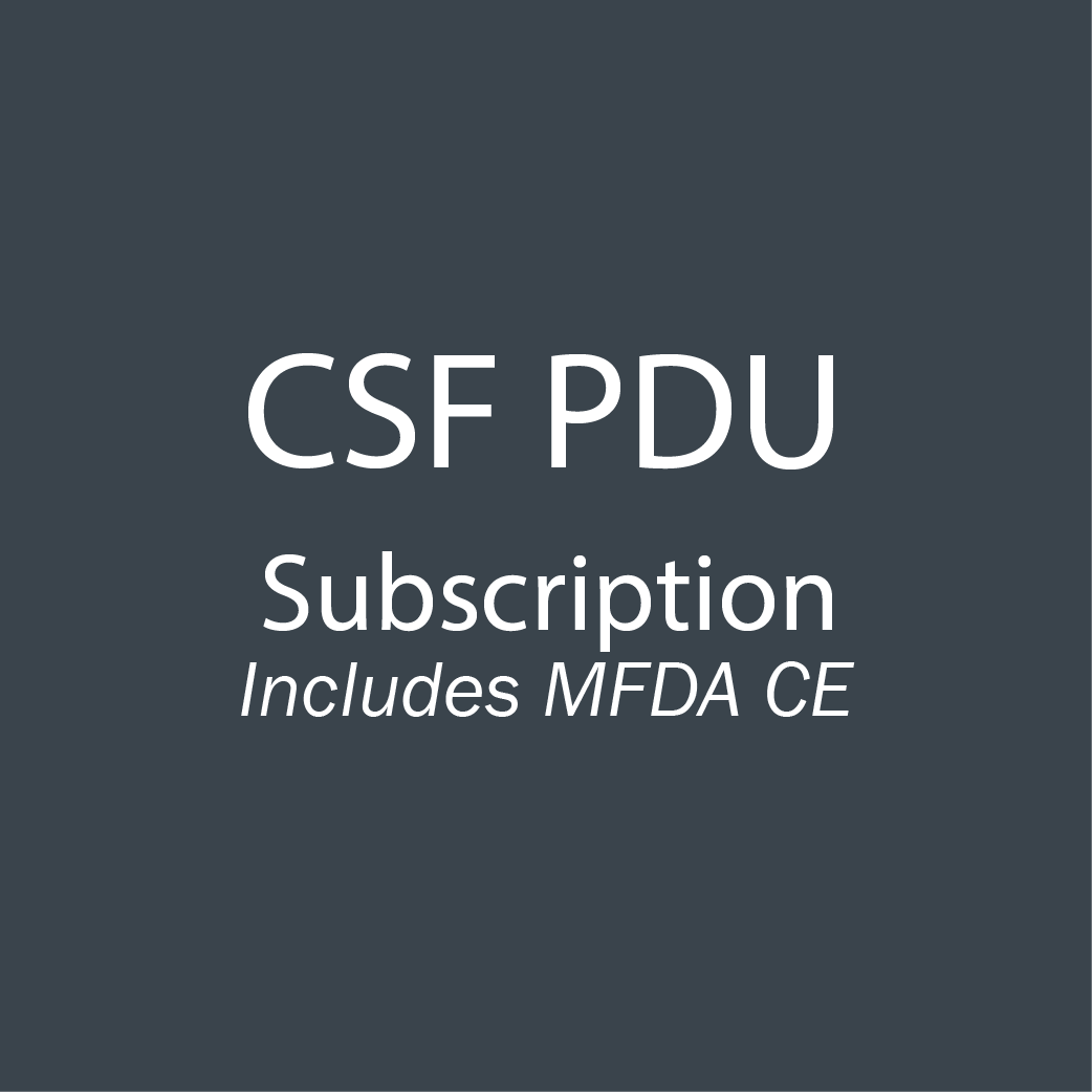 CSF PDU Subscription